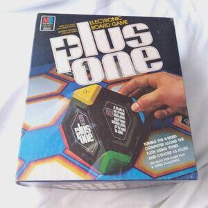 Plus One 1980 Vintage Antique by Milton Bradley Age 7 to adult ,  2+ players